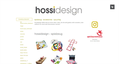 Desktop Screenshot of hossidesign.net